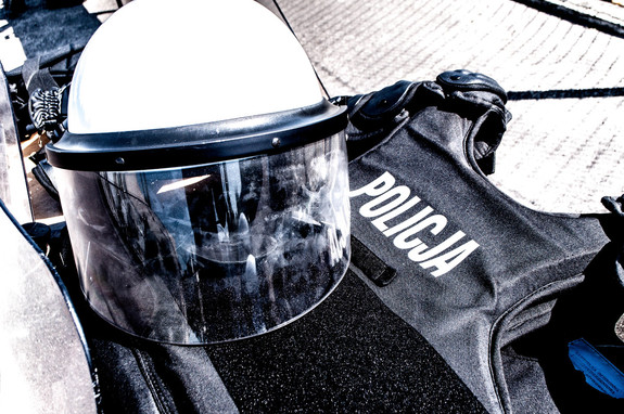 Sprzęt policyjny.