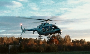 Helikopter policyjny.