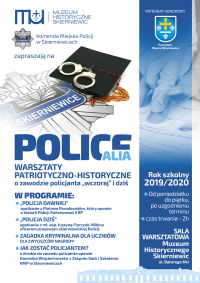 pełny plakat z opisem działań POLICEALIA