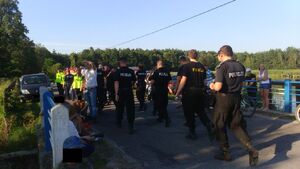 policjanci poszukują zaginionego