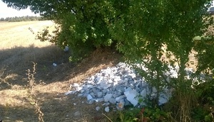 nielegalne gruzowisko