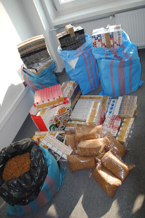 zabezpieczona kontrabanda