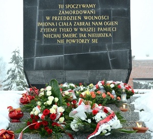 Pomnik pomordowanych na Radogoszczu.
