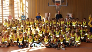 dzieci ze szkoły w Pajęcznie