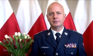 Komendant Główny Policji, nadinspektor Jarosław Szymczyk.
