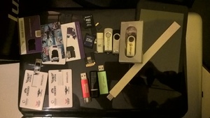 zabezpieczony przez policję sprzęt komputerowy