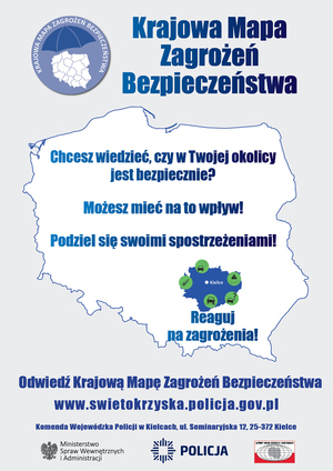 plakat mapy zagrożeń