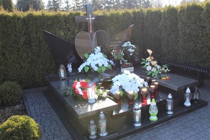 cmentarz w Pabianicach, grób policjanta poległego na służbie