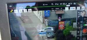 Zdjęcia ulicy z policyjnego drona