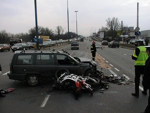 skutki wypadku drogowego