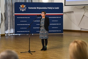 konferencja podsumowująca projekt, wystąpienie Anny Jurkiewicz