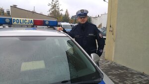 czujny policjant, który ujął nietrzeźwego kierowcę