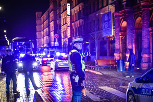 Policjant kierujący ruchem