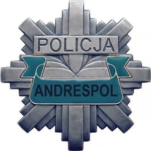 logo policji z Andrespola