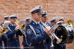 Orkiestra reprezentacyjna policji.