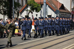 Kompania Honorowa Policji.