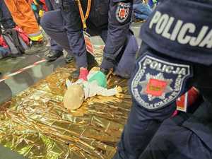 policjanci podczas World restart A Heart Day.