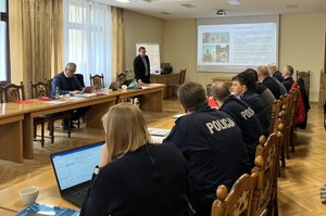 Uczestnicy projektu w trakcie wykładu.