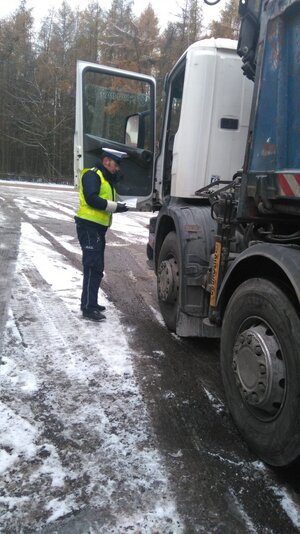 policyjna kontrola drogowa