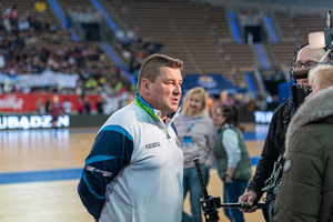 Inspektor Tomasz Olczyk - I Zastępca Komendanta Wojewódzkiego Policji w Łodzi, kapitan drużyny podczas Turnieju IPA CUP.