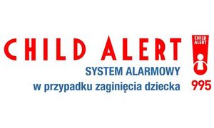 CHILD ALERT system alarmowania w przypadku zaginięcia dziecka wykrzyknik.