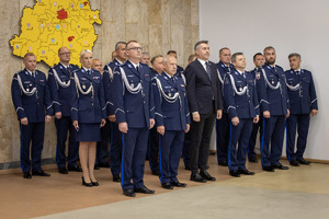Kadra Kierownicza garnizonu łódzkiego.