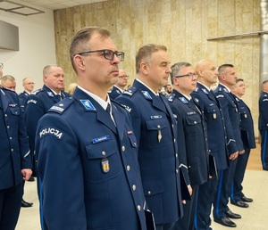 awansowani policjanci.