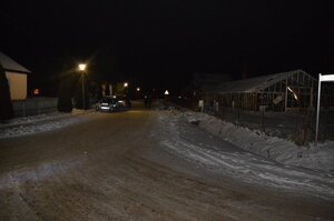 miejsce wypadku podczas "kuligu"