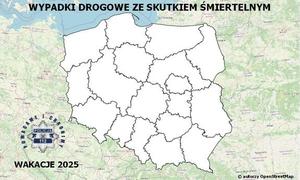 Mapa Polski.