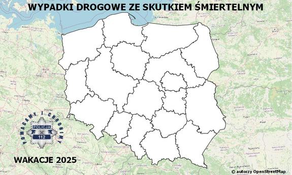 Mapa Polski.
