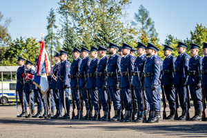 Kompania Honorowa Komendy Wojewódzkiej Policji w Łodzi.