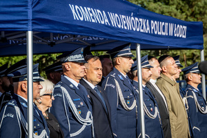Kadra Kierownicza Wojewoda Łódzki. Komendant Wojewódzki wraz z Zastępcą.