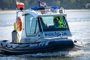 Łódź policyjna.
