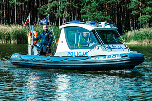 Łódź policyjna.