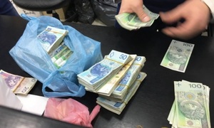 gotówka zabezpieczona na poczet przyszłych kar