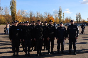 Uczniowie szkoły mundurowej.
