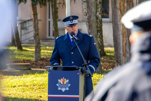 Komendant Wojewódzki Policji w Łodzi nadinsp. Arkadiusz Sylwestrzak.