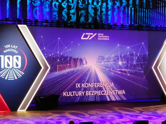 Logo z napisem "IX Konferencja Kultury Bezpieczeństwa".