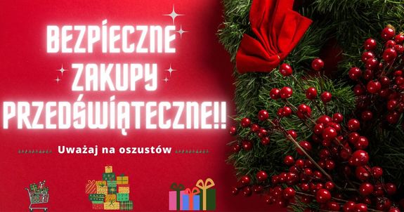 Grafika dotycząca zakupów przedświątecznych.