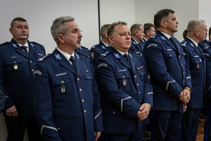 Kadra kierownicza garnizonu łódzkiego.