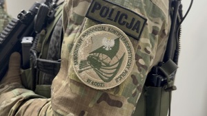 Funkcjonariusz Samodzielnego Pododdziału Kontrterorystycznego Policji.
