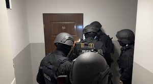 Policjanci Nieetatowej Grupy Realizacyjnej Komendy Wojewódzkiej Policji w  Łodzi.