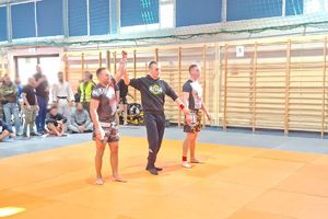 Zawodnicy podczas zmagań turniejowych.