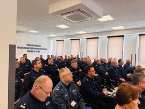 Kadra kierownicza garnizonu łódzkiego.