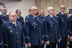 Kadra kierownicza garnizonu łódzkiego.