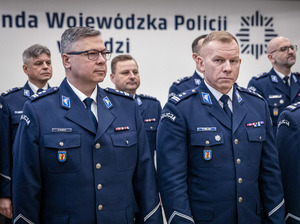 Kadra kierownicza garnizonu łódzkiego.