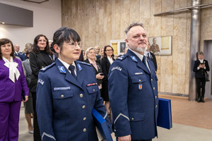 Policjanci odchodzący na emeryturę.