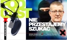 Plakat z napisem nie przestajemy szukać.
