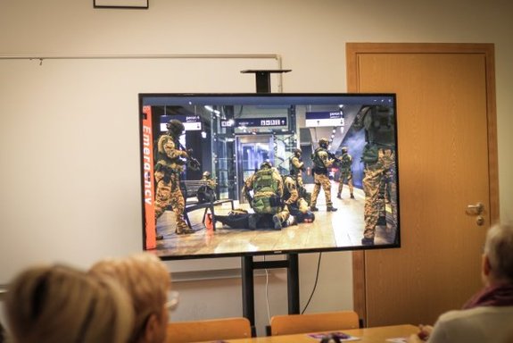 Prezentacja kontrterrorystów.