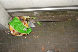 zabezpieczona siekiera